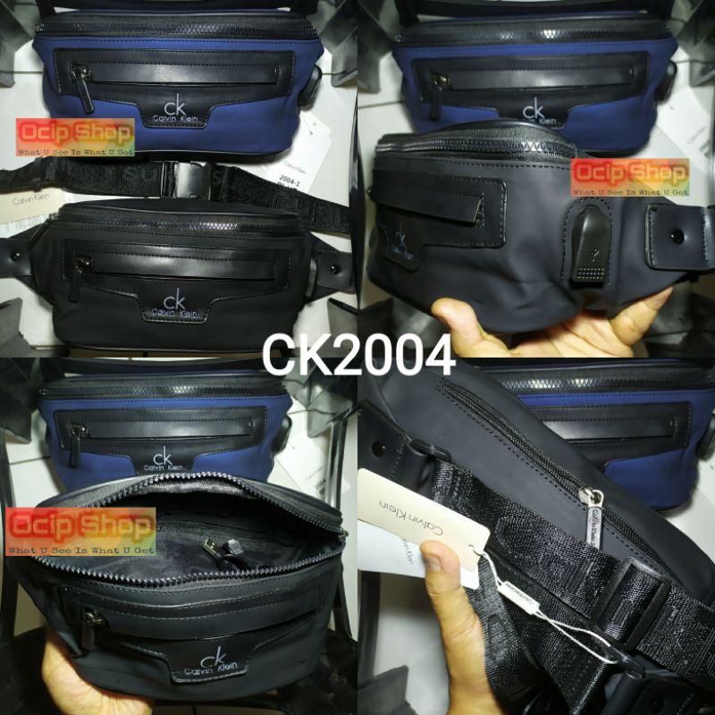 Tas Selempang Pria Calvin Klein Slempang Wanita Klien CK type Ck2004 Import Waterproof