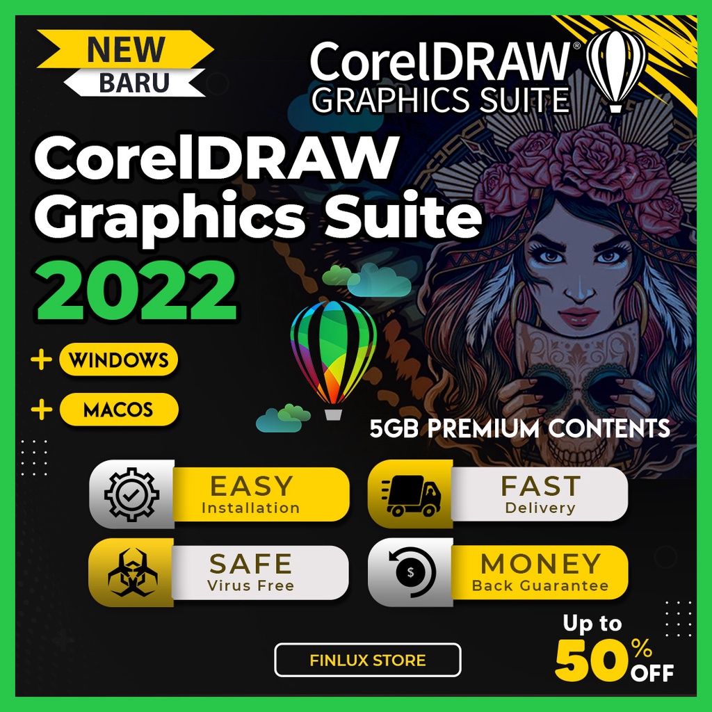 

[VIDEO] CrlDRAW Grphcs St 2022 Lftm Fr Wn & McOS (5GB Cntnts)