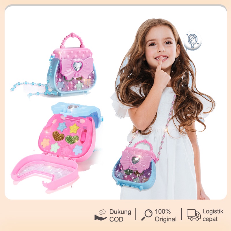 Mainan Kosmetik Anak-anak/Mainan Rias Wajah Anak Perempuan Tote Bags/Mainan Edukasi Anak Perempuan