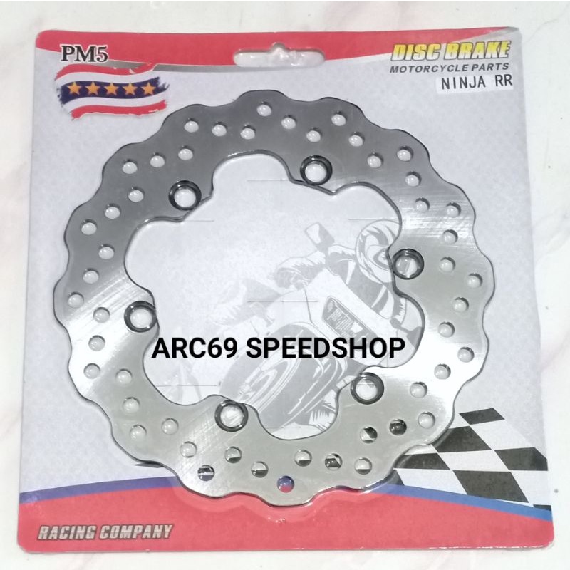 Disc piringan Cakram belakang Ninja RR  Ukuran Standar Variasi