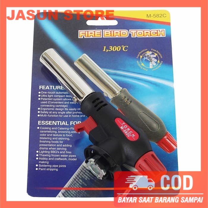 ALAT LAS PORTABLE M-582C 2424-12 BLOW LAMP TORCH KOREK KEPALA GAS