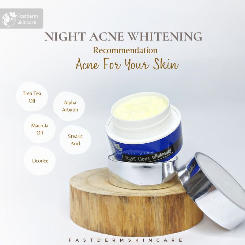 Fast Derm Night Acne Whitening Platinum