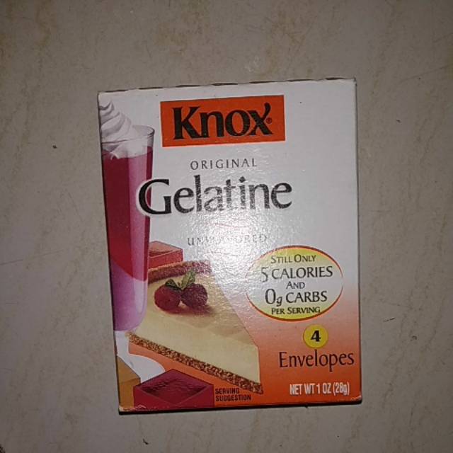 

Knox original gelatin 28gr