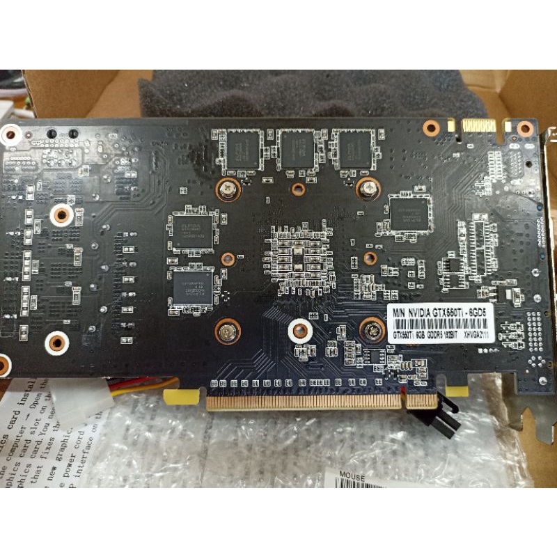 NVDIA GTX 550Ti 6 GB DDR 5 192 Bit PCIE 2.0, with Twin Cooling Fan