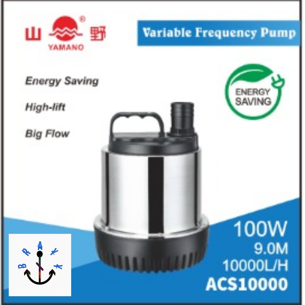 Pompa Air Kolam Submersible Pump Yamano ACS 10000 Low Watt