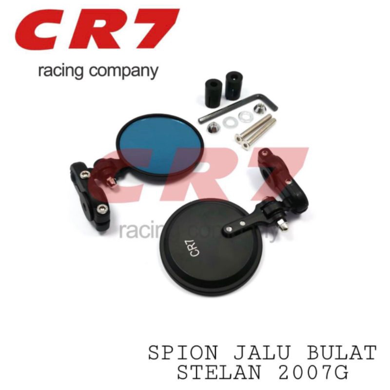 Spion jalu supermoto KLX CRF,wr dtracker xride japstyle/spion bulat hitam