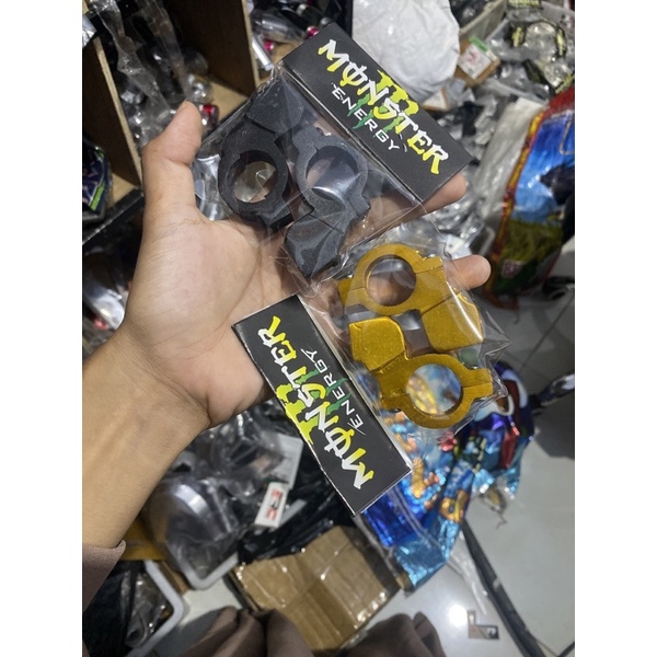 Breket spion cnc bracket dudukan spion cnc motor Honda