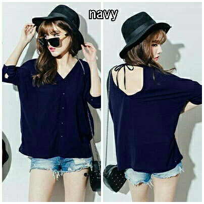 Blouse Wenda Tali / atasan wanita / pakaian wanita lengan pendek Free ongkir COD