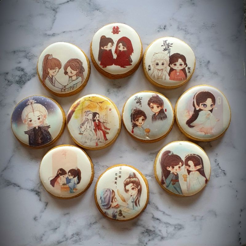 

CUSTOM COOKIES BIJIAN BEDA2 GAMBAR - KPop Cookies