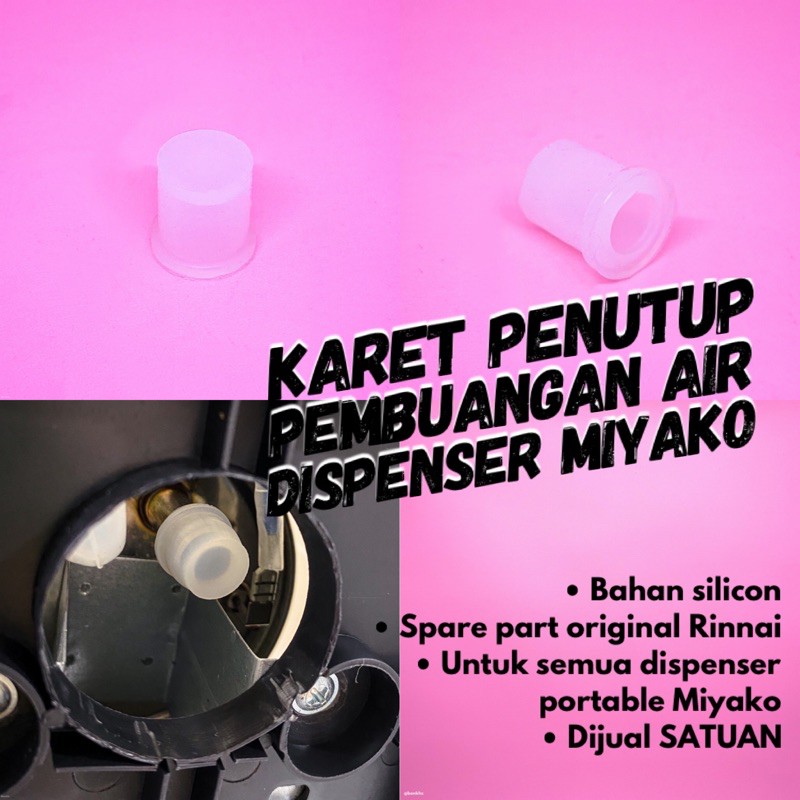 Tutup pembuangan dispenser Miyako WDP-200, WDP-300, 389, 329,185, 186, 189, 190 dan lain lain