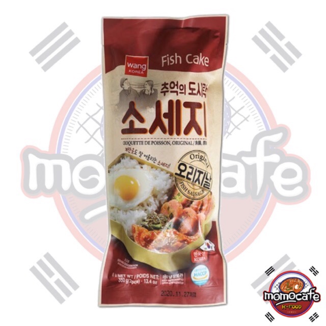 

Wang Korea Original Sausage Fish Cake 380gr - Sosis Otak Otak Ikan Made In Korea