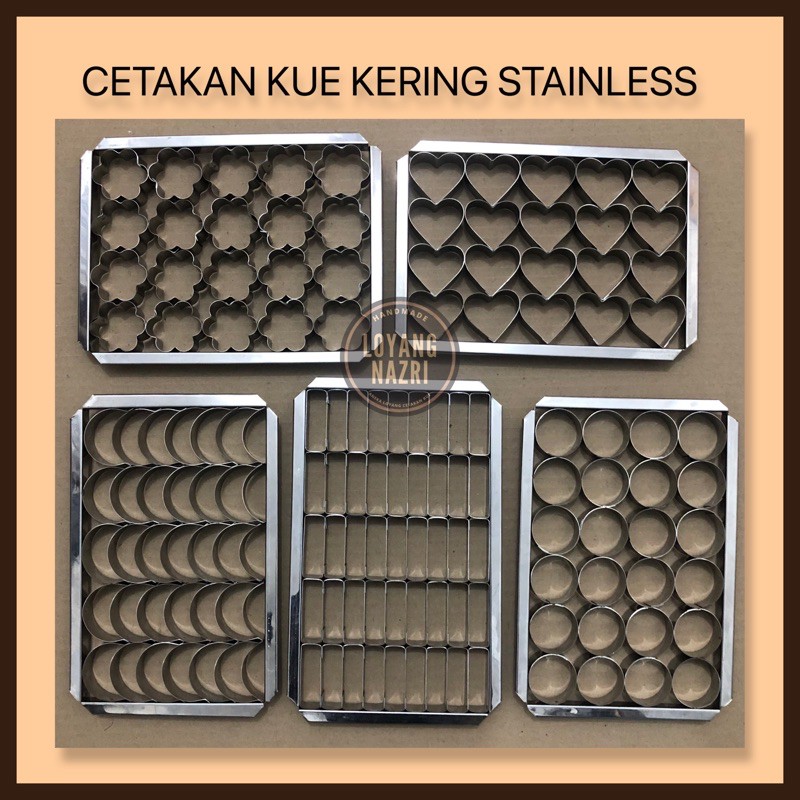 

cetakan kue kering / Cookies cutter / Putri salju / kastengel / nastar