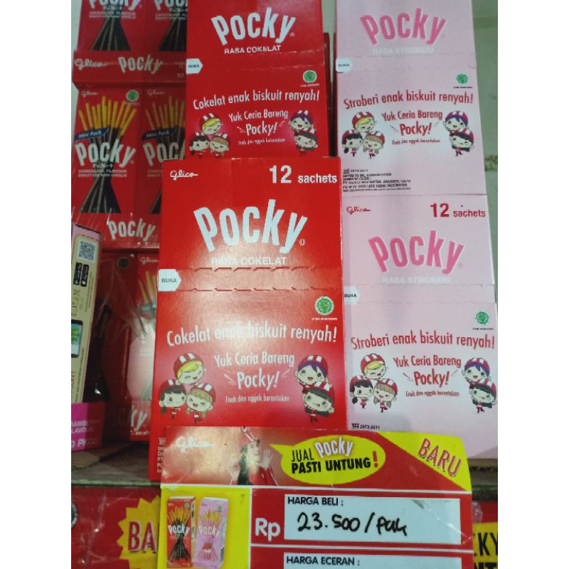 

Kemasan BARU Pocky sachet isi 12 sachet x 12gr