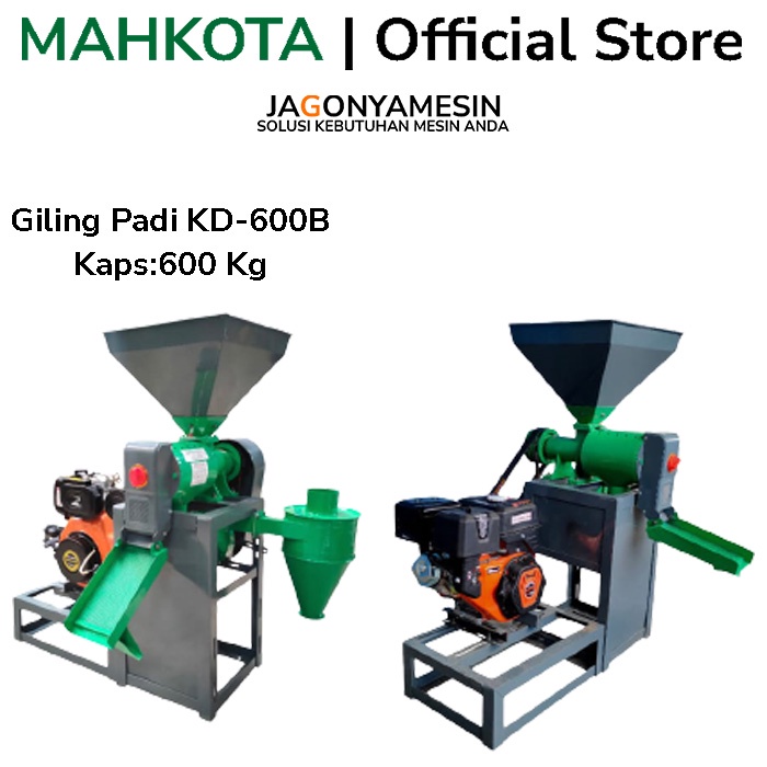 MAHKOTA MESIN GILING PADI / RICE MILL KD 600 KAPASITAS BESAR