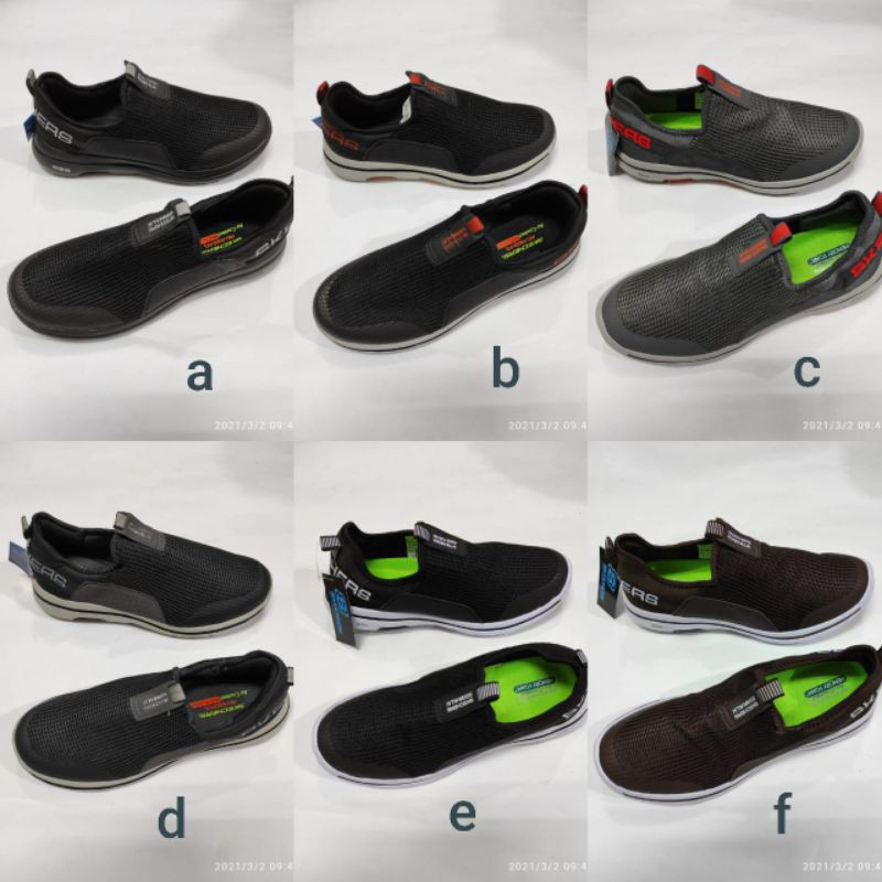 Sepatu Pria/Sepatu Skechers Pria /Sepatu Slip On Pria/SEPATU SKECHERS GOWALK 5 DOWNDRAFT/SKECHERS