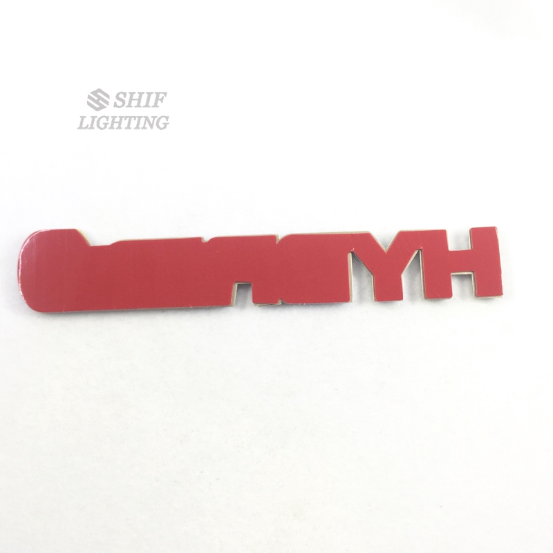 1pc Stiker Emblem Tulisan Hibrida Bahan ABS Untuk Dekorasi Bagasi Belakang Mobil