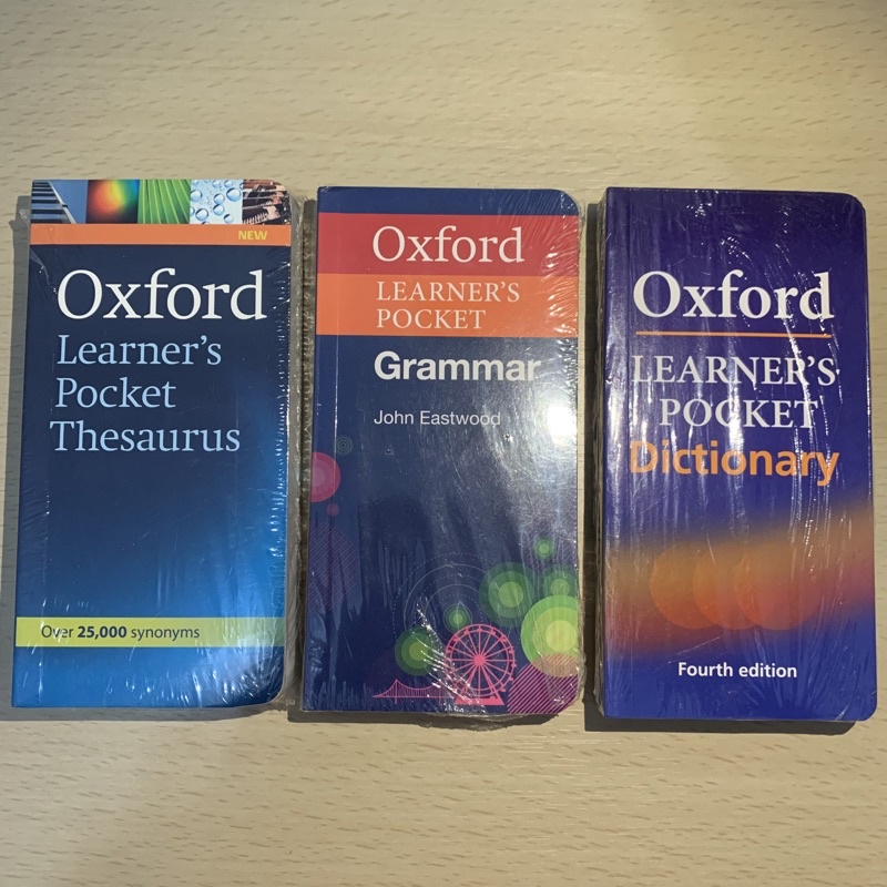 Oxford Learner’s Pocket- Dictionary/ Grammar/ Thesaurus