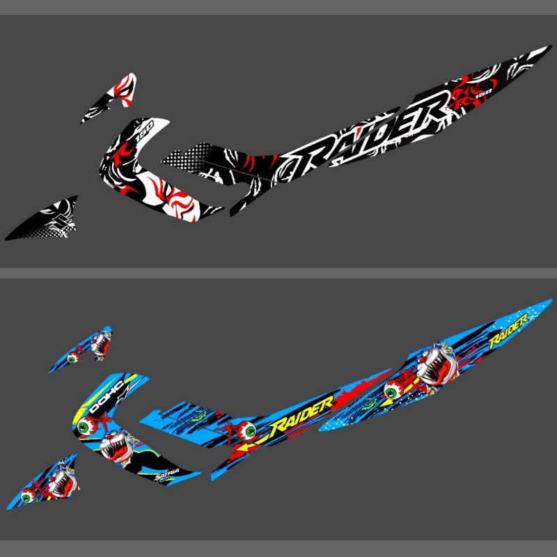 Striping Satria Fu / F 150 Old / Lama / Barong 2008 2009 2010 2011 2012 Variasi Sticker Stiker Motor