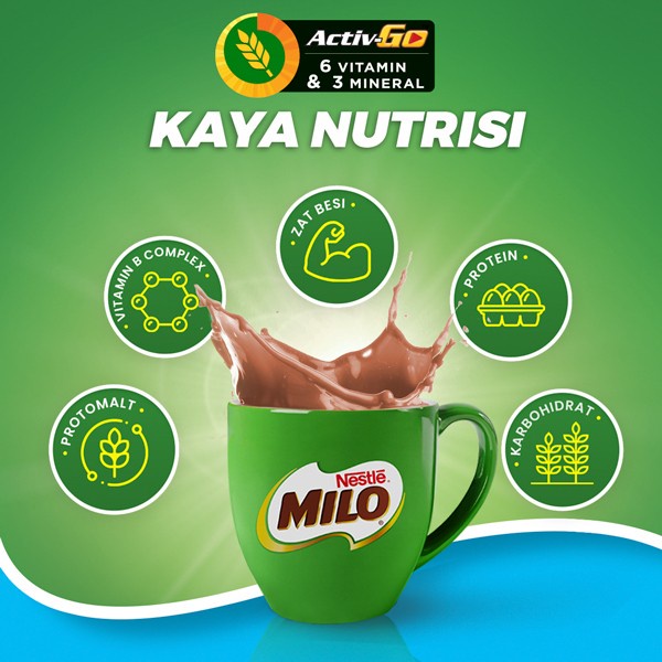 

Ee5F10 Nestle Milo Less Sugar Susu Cokelat Rendah Gula Isi Sachet 10 X 28G 6Gddv