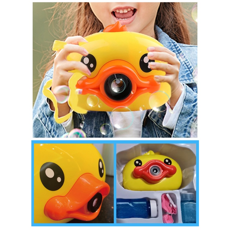 MAINAN ANAK BUBBLE CAMERA KAMERA GELEMBUNG SABUN KARAKTER SPIDERMAN HELLO KITTY DORAEMON TIGER-DUCK Kamera