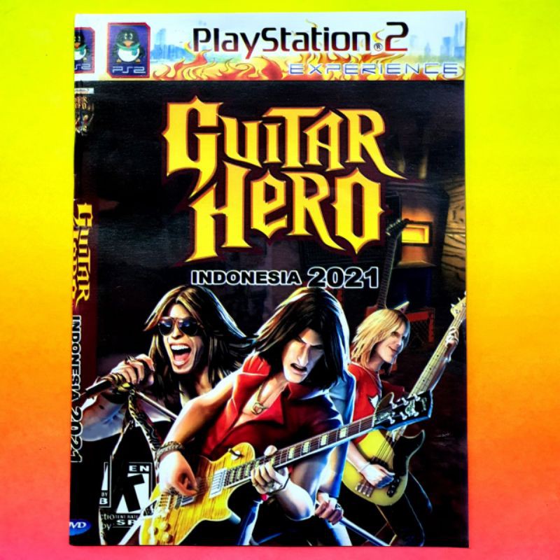 KASET GAME PLAYSTATION 2 POPULER - GUITAR HERO LAGU INDONESIA