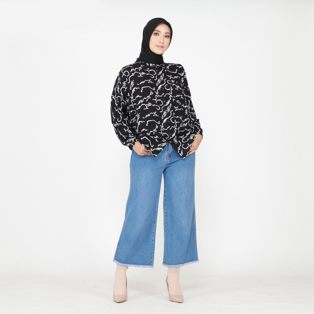 Kemeja Wanita Terbaru Busui LD 120 Bahan Rayon viscose-RM 05