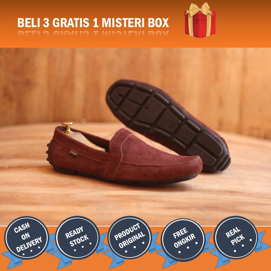 NEXT TONE 01 HR BLACK SLIP ON PRIA SUEDE PREMIUM || SEPATU SLIP ON PRIA POLIS SUEDE CASUAL ORI 2021