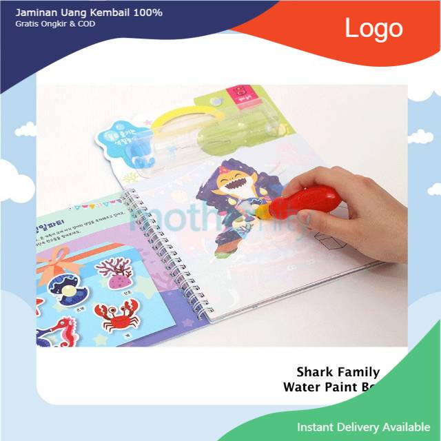 

WATERPAINT PINKFONG BABY SHARK BUKU MELUKIS DENGAN AIR