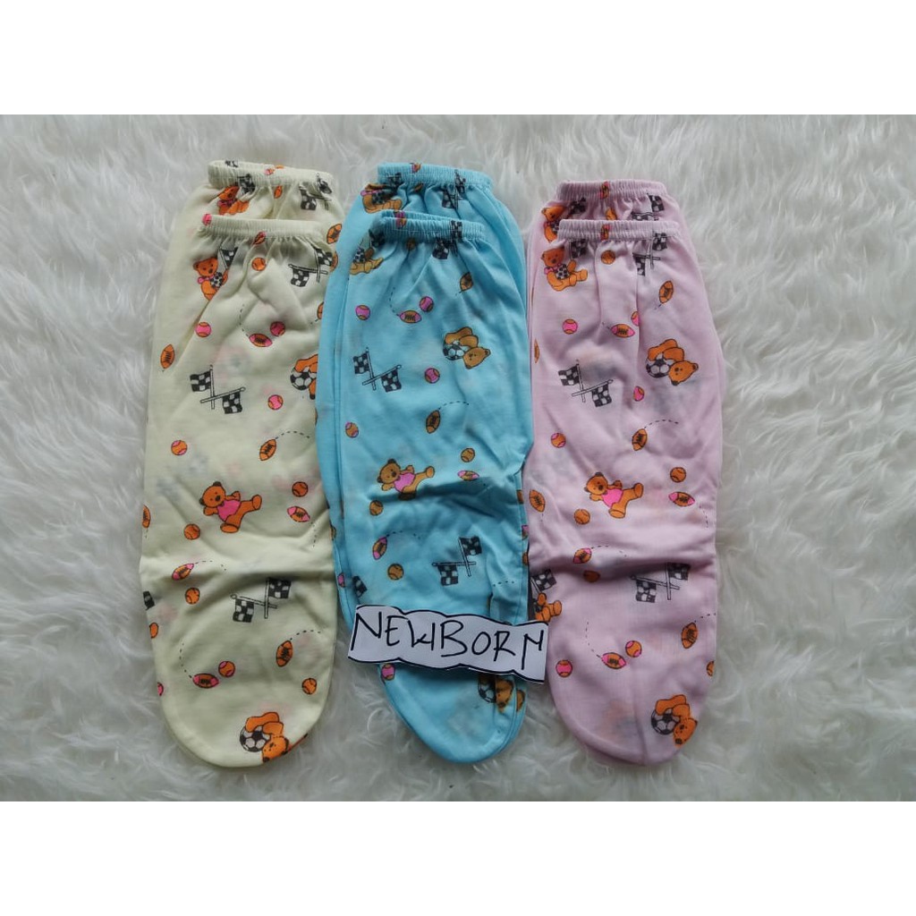 12pcs/1lusin celana panjang tutup kaki mix motif