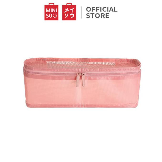 MINISO, Minigo Tas Penyimpanan 3 Pak S, Merah jambu
