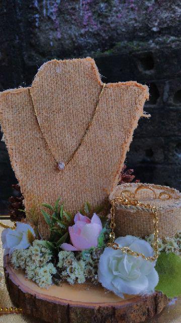 Tempat Mahar Rustic Kalung Cincin