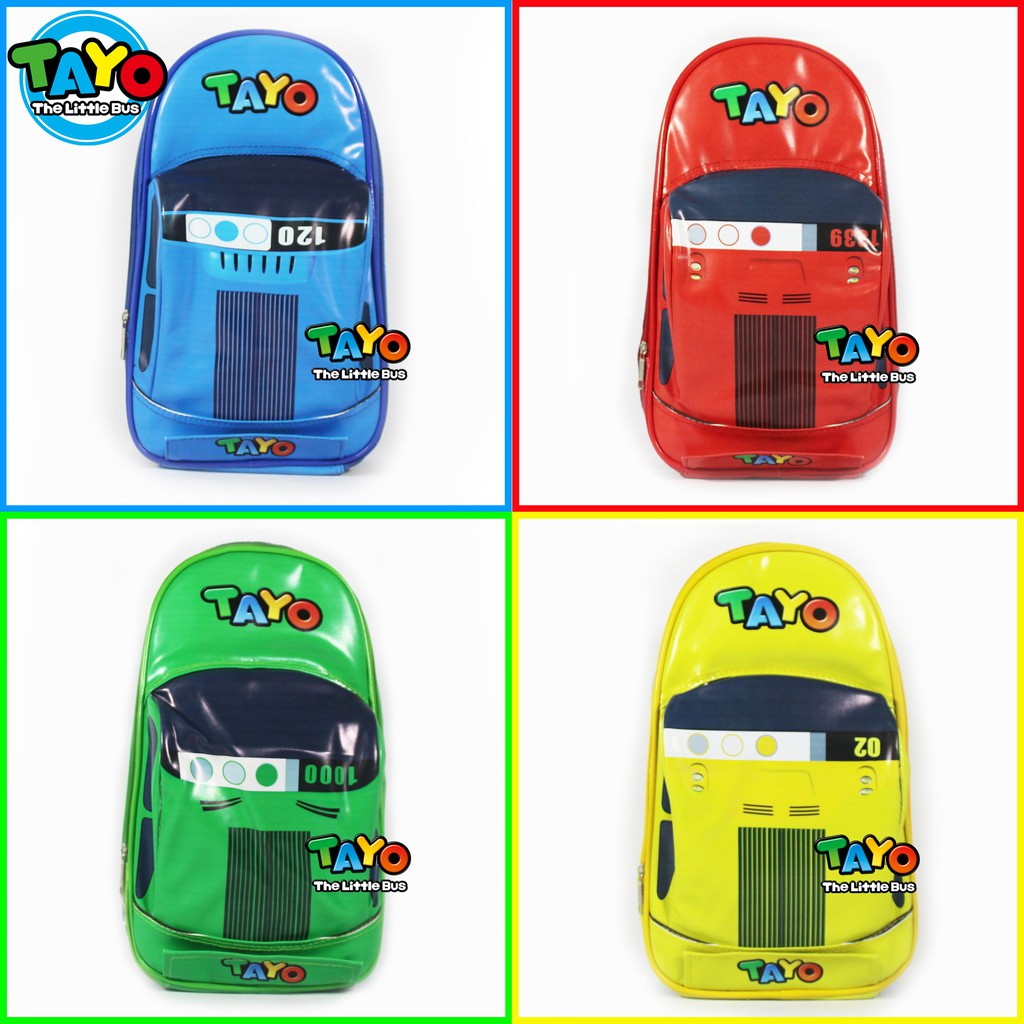  Tas Anak Sekolah Ransel Karakter Kartun TAYO PAUD TK 