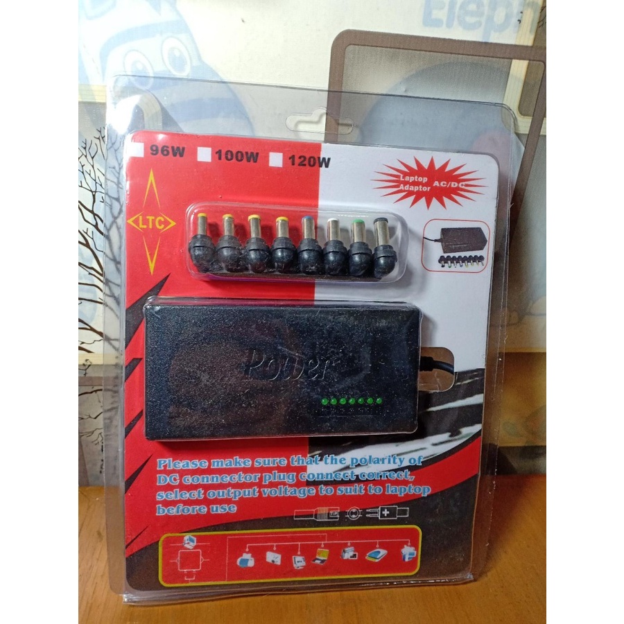 Adaptor Laptop Universal LTC Charger Notebook 8 Jack