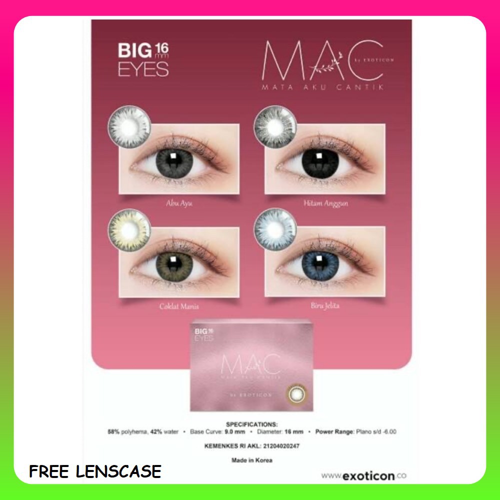 SOFTLENS X2 MAC MINUS (-0.50 s/d -2.75)