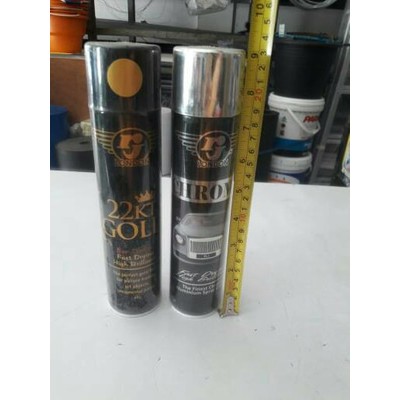 Cat spray warna gold. chrome. 227 gram