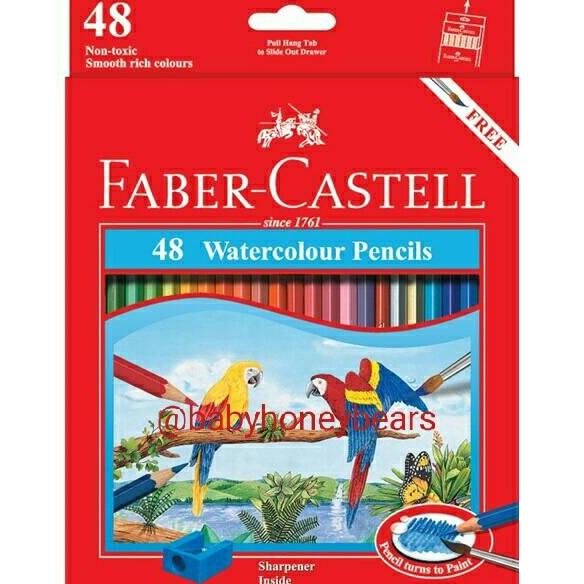 

pensil warna (bisa jadi cat air) faber castell 48 pcs