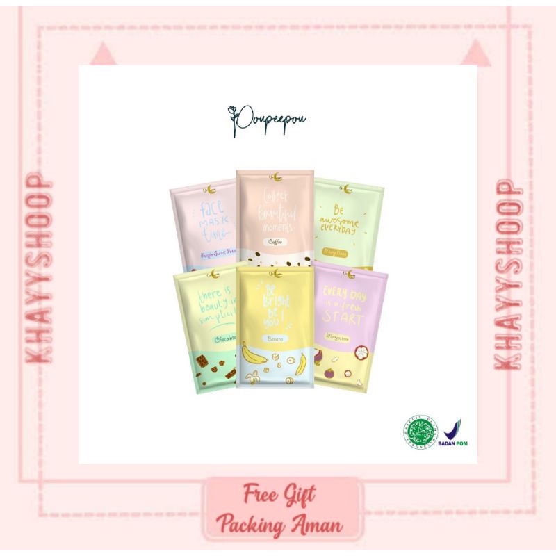 Masker Wajah Deluna Masker Organik 10gr