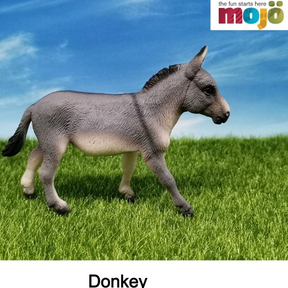 Donkey Animal Figure / Miniatur Binatang Keledai by MOJO