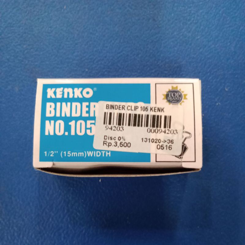 

Binder Clips No. 105 Kenko