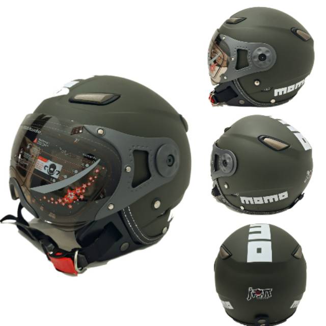 Helm Jpn Momo Pilot Army Dof