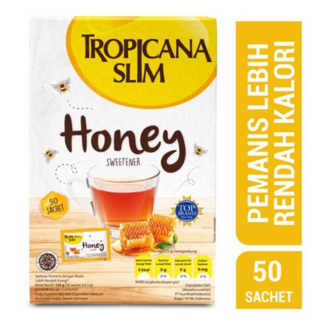 

Tropicana Slim honey sweetener 50 sacet