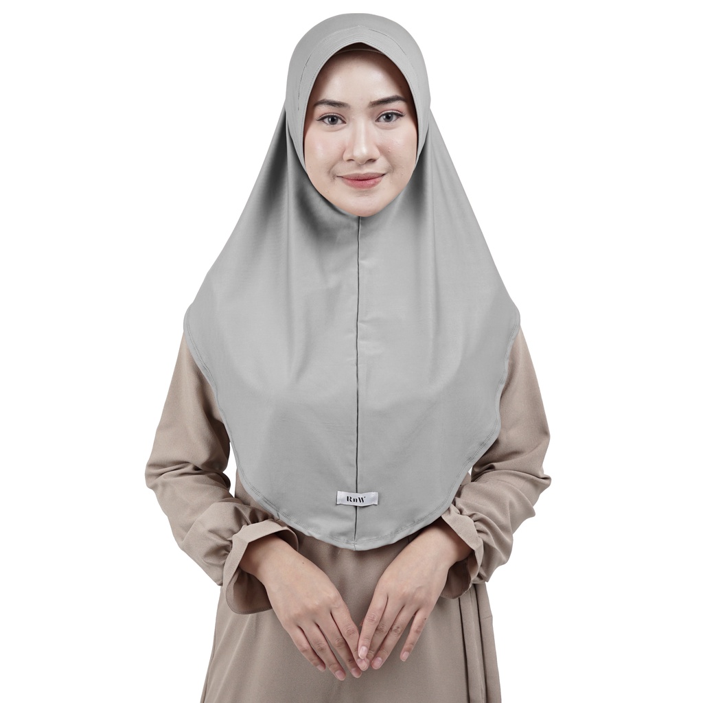 RnW Hijab Instan Daily - Laluna Hijab-Silver
