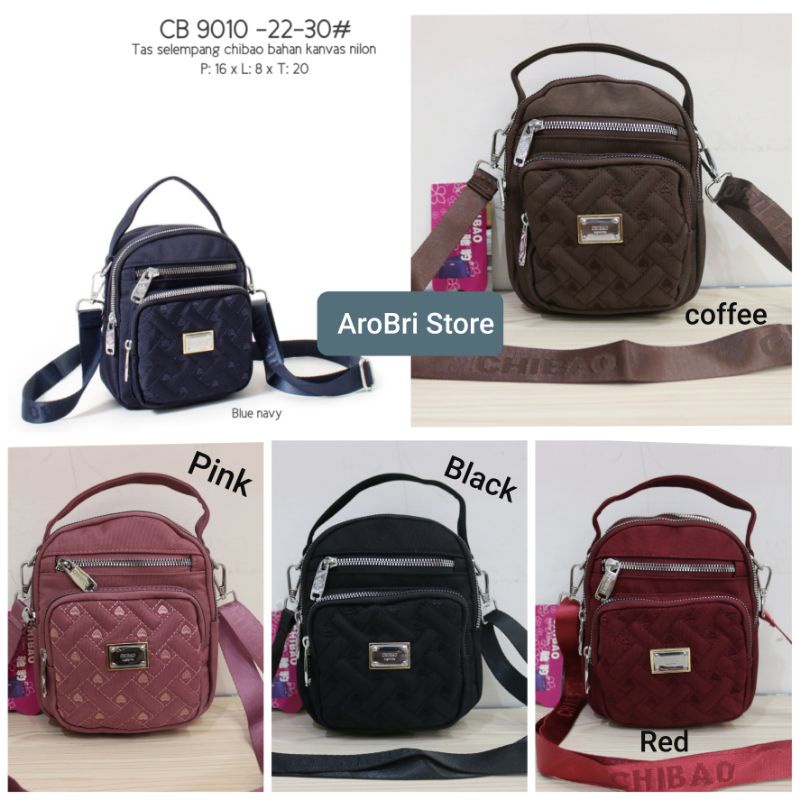 Tas Selempang merk chibao bahan kanvas nilon CB 9010 -30#