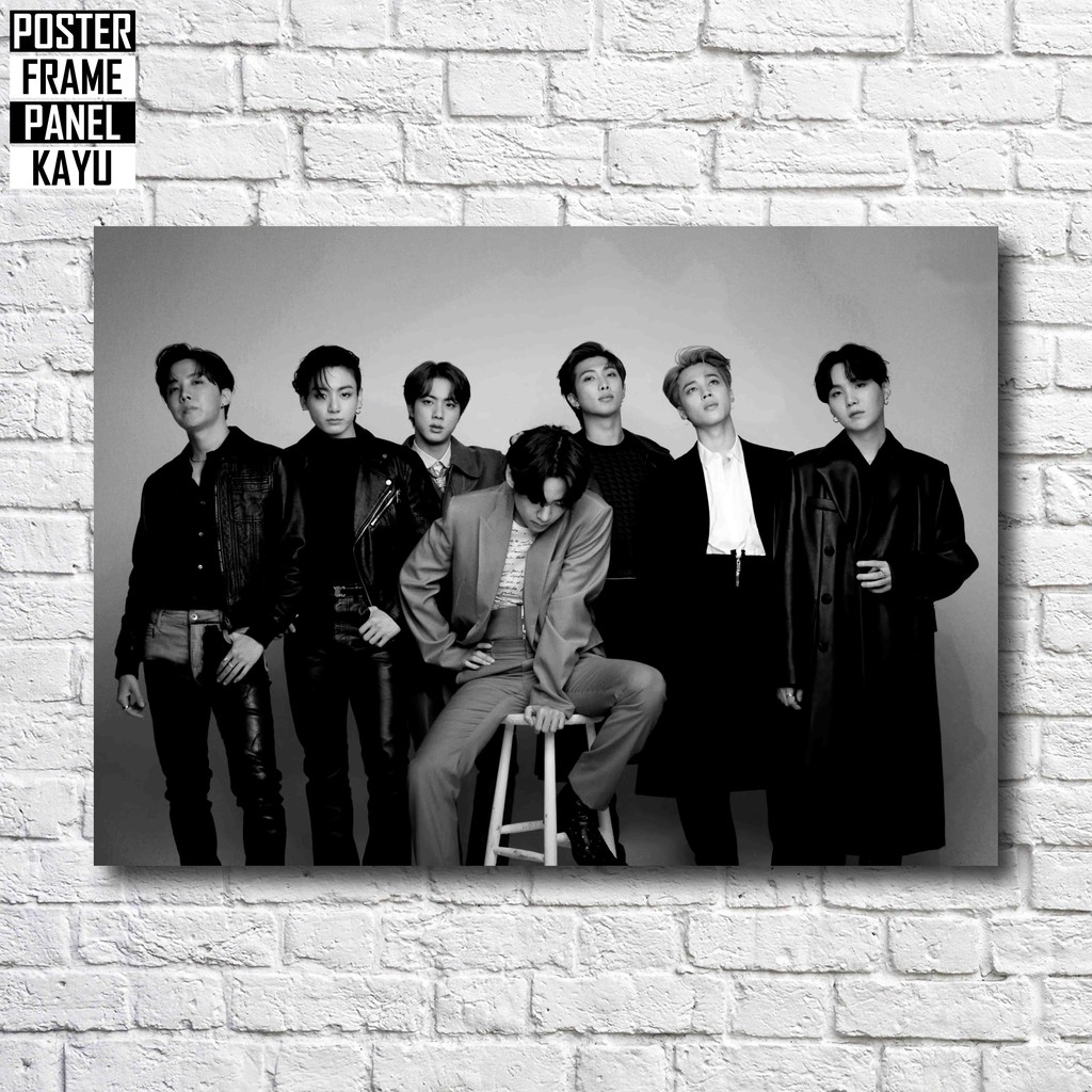 Poster BTS DICON Frame Kayu Solid A4 BTS500