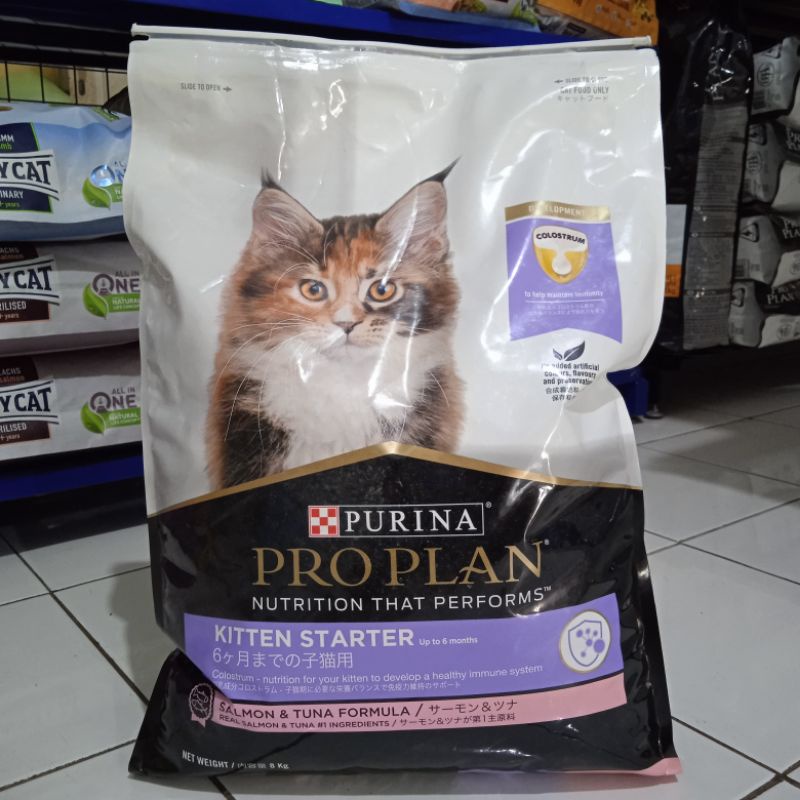 Gojeg Pro Plan Proplan Kitten Starter Salmon &amp; Tuna  8kg 8 kg / Makanan Kucing Cat food