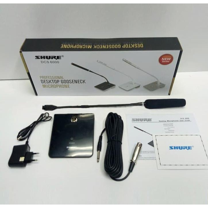 gitar bass murah berkualitas Mic Meja Shure DCS6000 DCS-6000 DCS 6000 Podium Limited