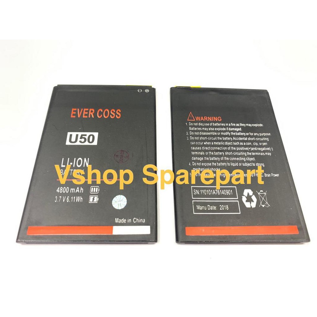 Battery Batre Baterai Evercoss U50 4G Winner Y Smart