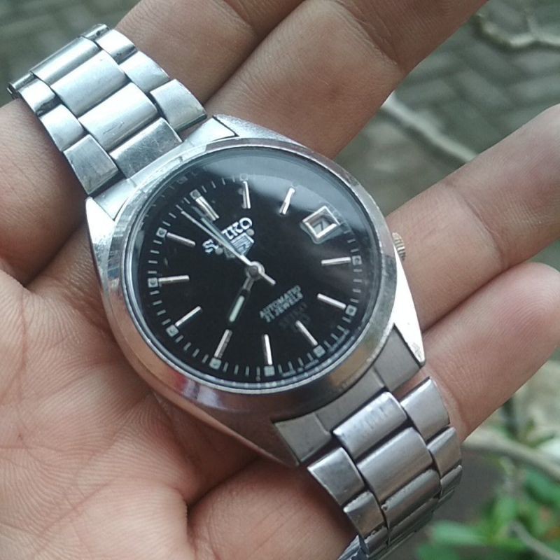 Jam tangan pria seiko 5 automatis koleksi pribadi