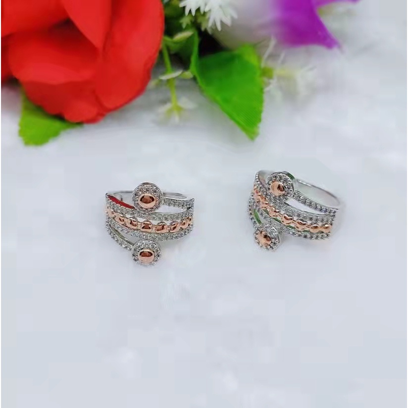 Cincin Kombinasi Permata Perhiasan Fashion B90-93