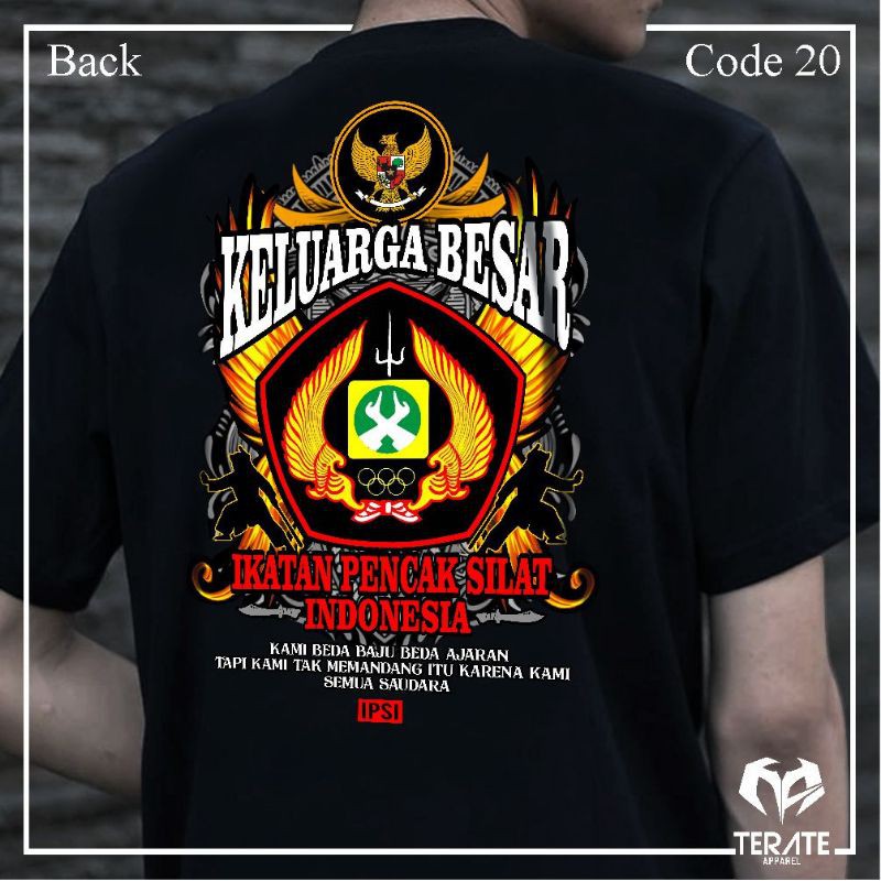 Jual Kaos Pencak Silat Kaos Keluarga Besar Ipsi Kaos Sedulur Ipsi